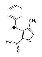 2-Thiophenecarboxylic acid, 4-methyl-3-(phenylamino)- CAS:98755-09-0 manufacturer & supplier