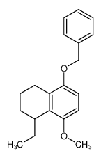 Naphthalene, 1-ethyl-1,2,3,4-tetrahydro-8-methoxy-5-(phenylmethoxy)- CAS:98761-19-4 manufacturer & supplier