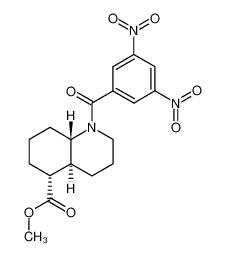 (4aS,5R,8aS)-1-(3,5-Dinitro-benzoyl)-decahydro-quinoline-5-carboxylic acid methyl ester CAS:98761-74-1 manufacturer & supplier