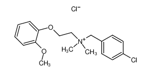 (4-Chloro-benzyl)-[2-(2-methoxy-phenoxy)-ethyl]-dimethyl-ammonium; chloride CAS:98766-43-9 manufacturer & supplier