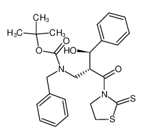 Benzyl-[(R)-2-((R)-hydroxy-phenyl-methyl)-3-oxo-3-(2-thioxo-thiazolidin-3-yl)-propyl]-carbamic acid tert-butyl ester CAS:98768-16-2 manufacturer & supplier