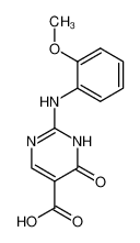 1,6-dihydro-2-(2-methoxyanilino)-6-oxo-5-pyrimidinecarboxylic acid CAS:98772-00-0 manufacturer & supplier