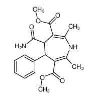 dimethyl 4-carbamoyl-2,7-dimethyl-5-phenyl-4,5-dihydro-1H-azepine-3,6-dicarboxylate CAS:98776-07-9 manufacturer & supplier