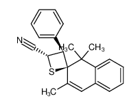 rac-(2R,3'R,4'S)-1,1,3-trimethyl-3'-phenyl-1H-spiro[naphthalene-2,2'-thietane]-4'-carbonitrile CAS:98779-09-0 manufacturer & supplier