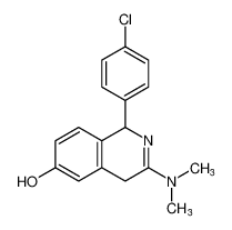 6-Isoquinolinol, 1-(4-chlorophenyl)-3-(dimethylamino)-1,4-dihydro- CAS:98788-96-6 manufacturer & supplier