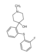 4-(2-(2-Fluorophenylthio)phenyl)-1-methylpiperidin-4-ol CAS:98796-26-0 manufacturer & supplier