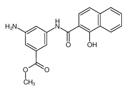 3-Amino-5-[(1-hydroxy-naphthalene-2-carbonyl)-amino]-benzoic acid methyl ester CAS:98804-99-0 manufacturer & supplier