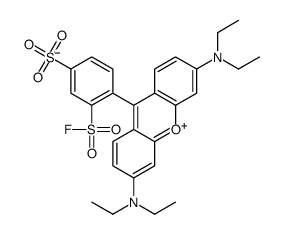 4-[3-(diethylamino)-6-diethylazaniumylidenexanthen-9-yl]-3-fluorosulfonylbenzenesulfonate CAS:98806-82-7 manufacturer & supplier