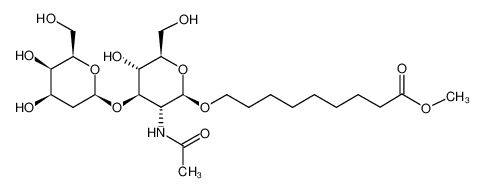 8-methoxycarbonyloctyl 2-deoxy-β-D-lyxo-hexopyranosyl-(1-)3)-2-acetamido-2-deoxy-β-D-glucopyranoside CAS:98807-73-9 manufacturer & supplier