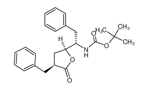 (3S,5S)-3-benzyl-5-{(1S)-1-[(tert-butoxycarbonyl)amino]-2-phenylethyl}dihydrofuran-2-(3H)-one CAS:98818-42-9 manufacturer & supplier