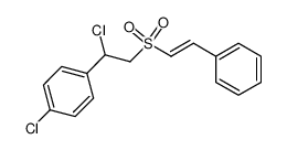 (E)-2-chloro-2-(p-chlorophenyl)ethyl styryl sulfone CAS:98821-16-0 manufacturer & supplier