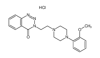 3-{2-[4-(2-Methoxy-phenyl)-piperazin-1-yl]-ethyl}-3H-benzo[d][1,2,3]triazin-4-one; hydrochloride CAS:98828-49-0 manufacturer & supplier