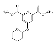 dimethyl 4-((tetrahydro-2-pyranyl)oxy)-2,6-pyridinedicarboxylate CAS:98828-65-0 manufacturer & supplier