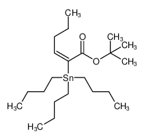 2-Hexenoic acid, 2-(tributylstannyl)-, 1,1-dimethylethyl ester, (E)- CAS:98830-95-6 manufacturer & supplier