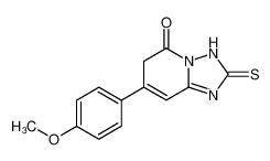 6H-7-(4-methoxyphenyl)-5-oxo(1,2,4)triazolo(2,3-a)pyridine-2(3H)-thione CAS:98833-01-3 manufacturer & supplier