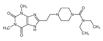 1,3-dimethyl-8-[2-(4-diethylaminocarbonylpiperazino)-ethyl]-xanthine CAS:98833-99-9 manufacturer & supplier