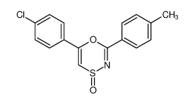 1,4,3-Oxathiazine, 6-(4-chlorophenyl)-2-(4-methylphenyl)-, 4-oxide CAS:98847-20-2 manufacturer & supplier