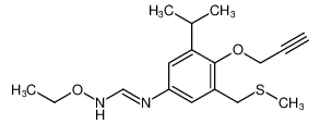 (E)-N-ethoxy-N'-(3-isopropyl-5-((methylthio)methyl)-4-(prop-2-yn-1-yloxy)phenyl)formimidamide CAS:98851-79-7 manufacturer & supplier