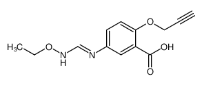 Benzoic acid, 5-[[(ethoxyamino)methylene]amino]-2-(2-propynyloxy)- CAS:98851-91-3 manufacturer & supplier