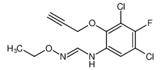 (E)-N-(3,5-dichloro-4-fluoro-2-(prop-2-yn-1-yloxy)phenyl)-N'-ethoxyformimidamide CAS:98852-29-0 manufacturer & supplier