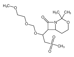 7-(1-((2-methoxyethoxy)methoxy)-2-(methylsulfonyl)ethyl)-2,2-dimethyl-3-oxa-1-azabicyclo[4.2.0]octan-8-one CAS:98856-57-6 manufacturer & supplier