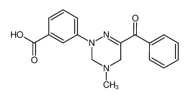 3-(6-benzoyl-4-methyl-4,5-dihydro-3H-[1,2,4]triazin-2-yl)-benzoic acid CAS:98861-59-7 manufacturer & supplier