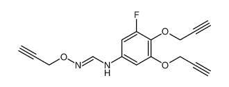 (E)-N-(3-fluoro-4,5-bis(prop-2-yn-1-yloxy)phenyl)-N'-(prop-2-yn-1-yloxy)formimidamide CAS:98866-70-7 manufacturer & supplier