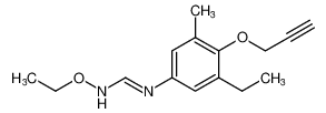 (E)-N-ethoxy-N'-(3-ethyl-5-methyl-4-(prop-2-yn-1-yloxy)phenyl)formimidamide CAS:98867-82-4 manufacturer & supplier