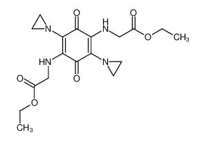 N,N'-(2,5-bis-aziridin-1-yl-3,6-dioxo-cyclohexa-1,4-diene-1,4-diyl)-bis-glycine diethyl ester CAS:98874-62-5 manufacturer & supplier