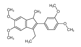 5,6-dimethoxy-2-(3,4-dimethoxyphenyl)-3-ethyl-1-methyl-1H-indene CAS:98876-49-4 manufacturer & supplier