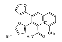 4-Carbamoyl-2,3-di-furan-2-yl-6-methyl-quinolizinylium; bromide CAS:98882-31-6 manufacturer & supplier