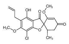 7-Chlor-4-hydroxy-6,2'-dimethoxy-6'-methyl-5-allyl-grisen-(2')-dion-(3,4') CAS:98883-70-6 manufacturer & supplier