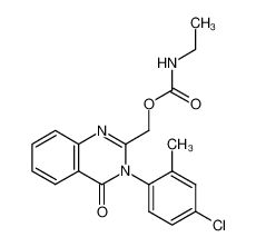 3-(4-chloro-2-methyl-phenyl)-2-(ethylcarbamoyloxy-methyl)-3H-quinazolin-4-one CAS:98884-54-9 manufacturer & supplier