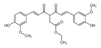 1,7-bis(4-hydroxy-3-methoxyphenyl)-4-(2-oxo-2-ethoxyethyl)-1,6-heptadiene-3,5-dione CAS:98886-31-8 manufacturer & supplier