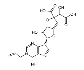 (5R,6R)-5-(1-Allyl-6-imino-1,6-dihydro-purin-9-yl)-2-(carboxy-hydroxy-methyl)-6-hydroxy-2,5,6,6a-tetrahydro-furo[3,2-b]furan-2-carboxylic acid CAS:98889-96-4 manufacturer & supplier