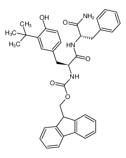 (9H-fluoren-9-yl)methyl ((S)-1-(((S)-1-amino-1-oxo-3-phenylpropan-2-yl)amino)-3-(3-(tert-butyl)-4-hydroxyphenyl)-1-oxopropan-2-yl)carbamate CAS:98900-13-1 manufacturer & supplier