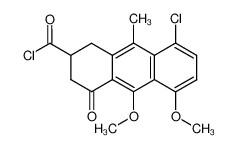 8-chloro-5,10-dimethoxy-9-methyl-4-oxo-1,2,3,4-tetrahydro-anthracene-2-carbonyl chloride CAS:98904-98-4 manufacturer & supplier