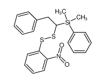 Dimethyl-[1-(2-nitro-phenyldisulfanyl)-2-phenyl-ethyl]-phenyl-silane CAS:98910-00-0 manufacturer & supplier