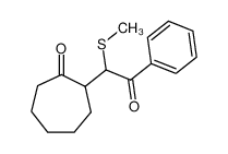 2-(1-Methylsulfanyl-2-oxo-2-phenyl-ethyl)-cycloheptanone CAS:98910-28-2 manufacturer & supplier