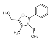 2-Ethyl-3-methyl-4-methylsulfanyl-5-phenyl-furan CAS:98910-36-2 manufacturer & supplier