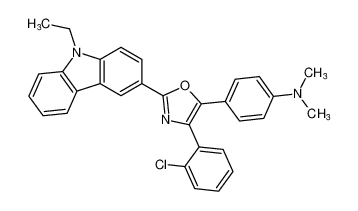 4-(4-(2-chlorophenyl)-2-(9-ethyl-9H-carbazol-3-yl)oxazol-5-yl)-N,N-dimethylaniline CAS:98910-74-8 manufacturer & supplier