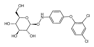 (2S,3R,4S,5S,6R)-2-{N-[4-(2,4-Dichloro-phenoxy)-phenyl]aminooxy}-6-hydroxymethyl-tetrahydro-pyran-3,4,5-triol CAS:98911-20-7 manufacturer & supplier