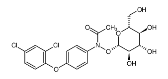 β-D-Glucopyranose, 1-O-[acetyl[4-(2,4-dichlorophenoxy)phenyl]amino]- CAS:98911-24-1 manufacturer & supplier