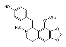 4-(4-methoxy-6-methyl-5,6,7,8-tetrahydro-[1,3]dioxolo[4,5-g]isoquinolin-5-ylmethyl)-phenol CAS:98923-68-3 manufacturer & supplier