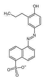 5-(4-Hydroxy-3-propyl-phenylazo)-naphthalene-1-sulfonic acid anion CAS:98928-36-0 manufacturer & supplier