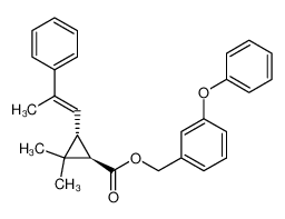 3-phenoxybenzyl 1R-trans-2,2-dimethyl-3-(2-phenylprop-1-enyl)cyclopropanecarboxylate CAS:98930-19-9 manufacturer & supplier