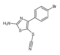 4-(4-bromo-phenyl)-5-thiocyanato-thiazol-2-ylamine CAS:98948-98-2 manufacturer & supplier