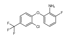 Benzenamine, 2-[2-chloro-4-(trifluoromethyl)phenoxy]-6-fluoro- CAS:98968-79-7 manufacturer & supplier