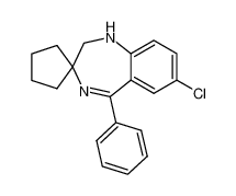 7-chloro-5-phenyl-1,2-dihydro-spiro[benzo[e][1,4]diazepine-3,1'-cyclopentane] CAS:98978-71-3 manufacturer & supplier