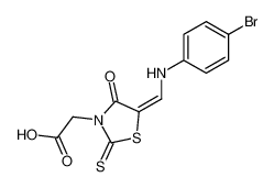 {5-[1-(4-Bromo-phenylamino)-meth-(E)-ylidene]-4-oxo-2-thioxo-thiazolidin-3-yl}-acetic acid CAS:98984-41-9 manufacturer & supplier